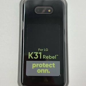 New phone case For LG K31 Rebel Phoenix 5 Shockproof Case Phone Cover Black